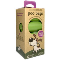 Пакети біорозкладні одноразові Poo Bags з ароматом лаванди 8х15 (120)шт  