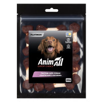 Лакомства для собак AnimAll Platinum – гантельки с уткой 200 г