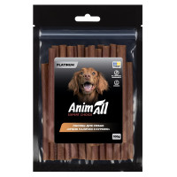 Ласощі для собак AnimAll Platinum – м’ясні палички з куркою 100 г