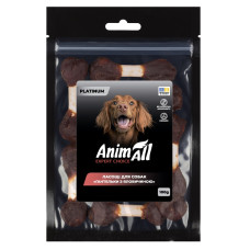 Ласощі для собак AnimAll Platinum – гантельки з яловичиною 100 г