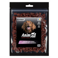 Ласощі для собак AnimAll Platinum – соломка міні з качкою 200 г