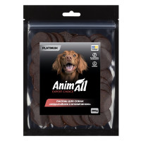 Ласощі для собак AnimAll Platinum – медальйони з яловичиною 200 г