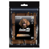 Ласощі для собак AnimAll Platinum – міні ковбаски з куркою 100 г