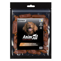 Ласощі для собак AnimAll Platinum – міні ковбаски з куркою 200 г