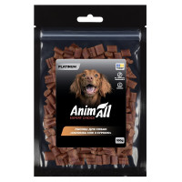 Лакомства для собак AnimAll Platinum – соломка мини с курицей 100 г
