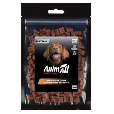 Ласощі для собак AnimAll Platinum – соломка міні з куркою 100 г