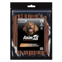 Ласощі для собак AnimAll Platinum – м’ясні палички з куркою 200 г