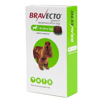 Таблетки від бліх та кліщів для собак Bravecto (Бравекто) 10-20 кг, 1 таблетка