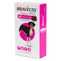 Таблетки від бліх та кліщів для собак Bravecto (Бравекто) 40-56кг, 1 таблетка