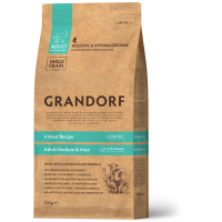 Сухой корм для взрослых собак средних и крупных пород Grandorf 4 Meat Medium & Maxi с 4 видами мяса 10 кг