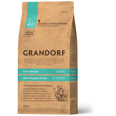 Сухий корм для дорослих собак середніх і великих порід Grandorf 4 Meat Medium & Maxi з 4 видами м’яса 10 кг