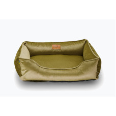 Лежак для собак Harley and Cho Dreamer Velour Olive S 60×45 см