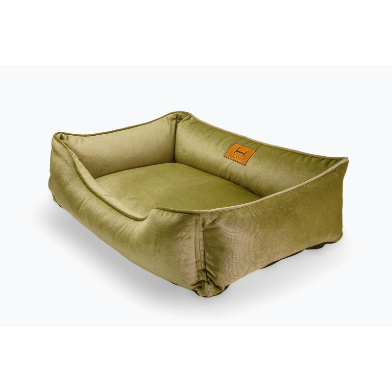 Лежак для собак Harley and Cho Dreamer Velour Olive S 60×45 см