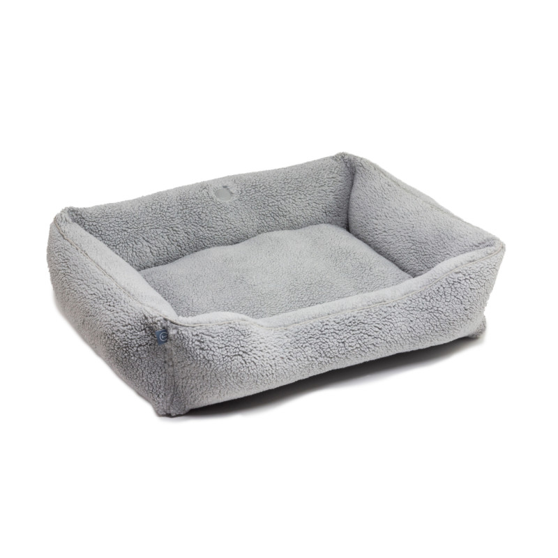 Лежанка для собак Harley and Cho Dreamer Fur Gray XL 110×70 см
