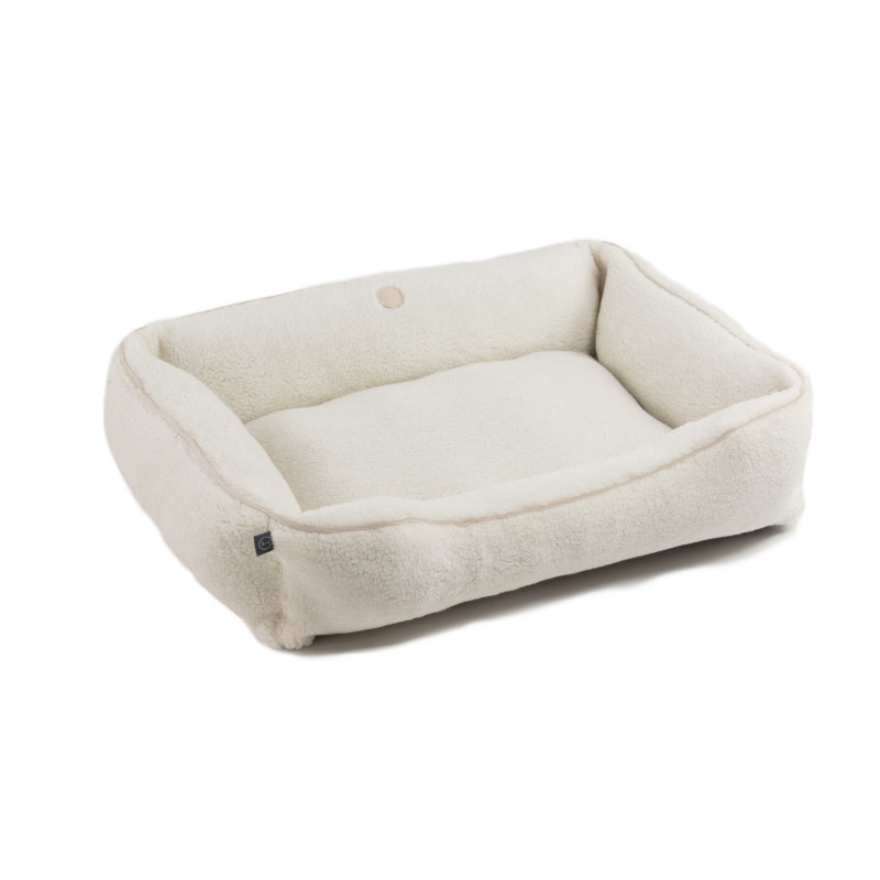 Лежанка для собак Harley and Cho Dreamer Fur Milky XXL 120×80 см