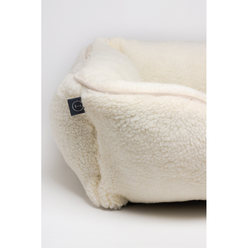 Лежанка для собак Harley and Cho Dreamer Fur Milky XXL 120×80 см