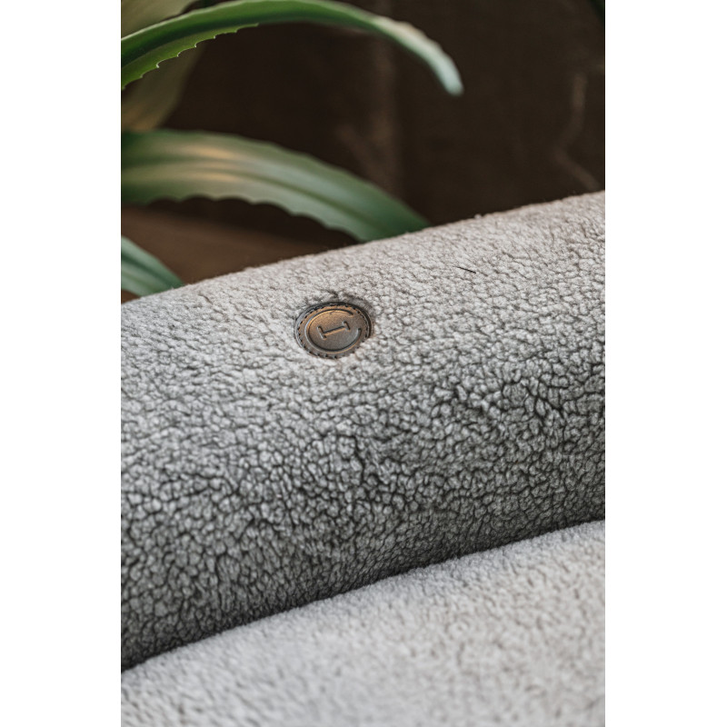 Лежанка для собак Harley and Cho Dreamer Fur Gray XL 110×70 см