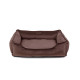 Лежак для собак Harley and Cho Dreamer Velour Chocolate XXL 120×80 см
