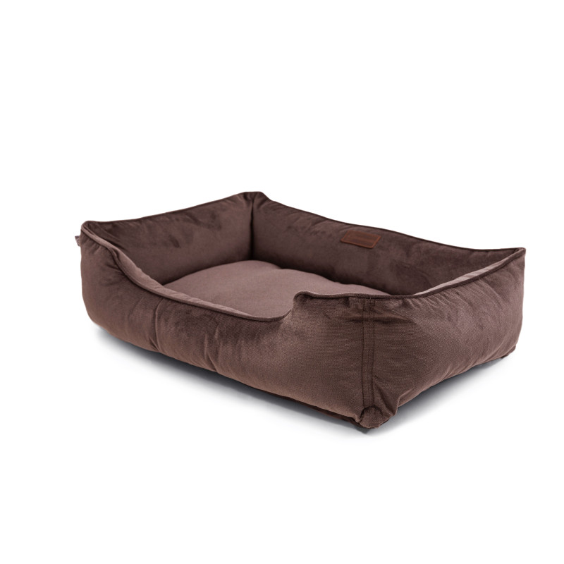 Лежак для собак Harley and Cho Dreamer Velour Chocolate XXL 120×80 см
