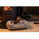 Лежанка для собак Harley and Cho Dreamer Fur Gray XL 110×70 см
