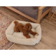 Лежанка для собак Harley and Cho Dreamer Fur Milky XXL 120×80 см