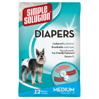 Подгузники для собак SS Disposable Diapers средний размер 12 шт