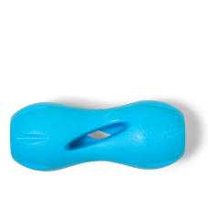 Інтерактивна іграшка для ласощів собак West Paw Qwizl Large Aqua 17 см