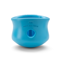 Интерактивная игрушка для собак West Paw Toppl Large Aqua для лакомств 10 см