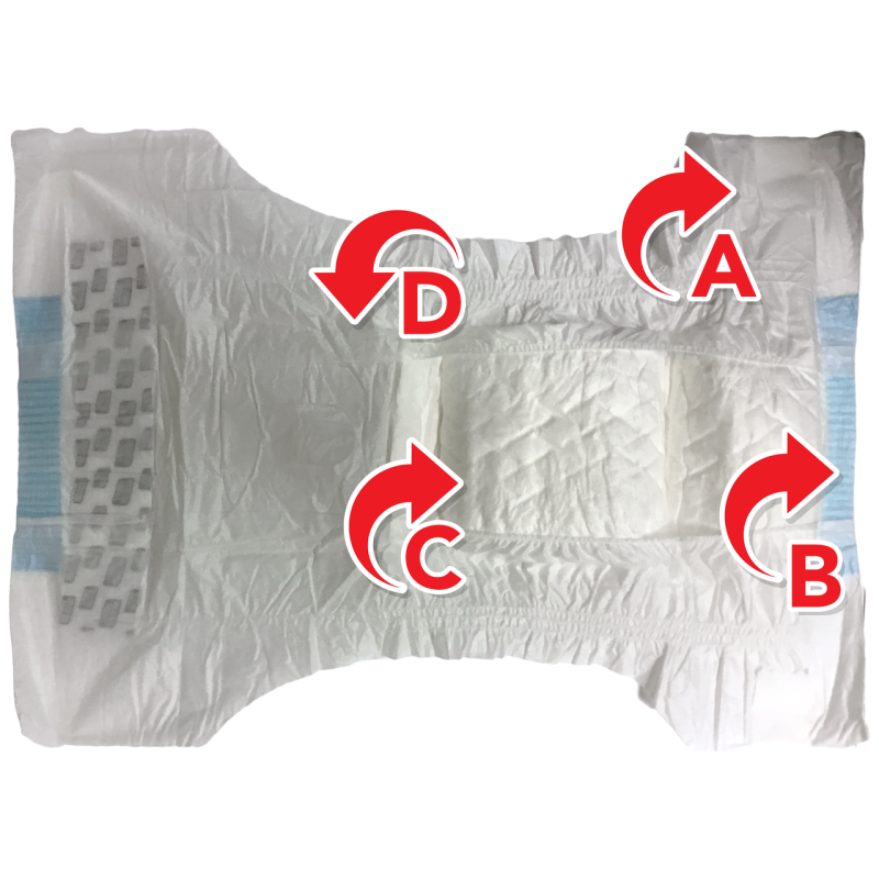 Подгузники для собак SS Disposable Diapers средний размер 12 шт