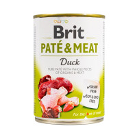 Вологий корм для собак Brit Care Pate & Meat з качкою, 400 г