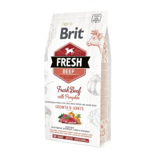 Сухий корм Brit Fresh Puppy Large Breed (яловичина та гарбуз) для цуценят і молодих собак великих порід, 2,5 кг