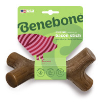 Игрушка для грызения Benebone Bacon Stick «Кленовая ветка» со вкусом бекона для собак, размер Medium, до 27 кг