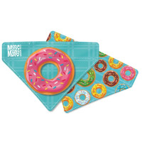 Бандана для собак на ошейник Max & Molly Bandana Donuts с принтом Пончики, S