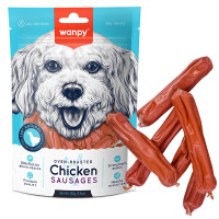 Лакомства для собак Wanpy Chicken Sausages куриные сосиски