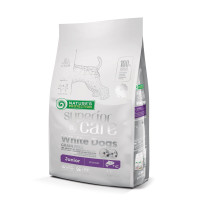 Сухой беззерновой корм Nature's Protection (Нейчер Протекшн) Superior Care White Dogs Grain Free Salmon Junior All Breeds для юниоров всех пород с белым окрасом шерсти и лососем, 1,5 кг