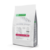 Сухой корм Nature's Protection (Нейчер Протекшн) Superior Care White Dogs White Fish Junior All Sizes для щенков всех размеров с белым окрасом шерсти и белой рыбой, 4 кг
