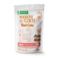 Сухий беззерновий корм Nature's Protection (Нейчер Протекшн) Superior Care Red Cats Grain Free Herring для дорослих котів з рудим і коричневим забарвленням шерсті та оселедцем, 400 г