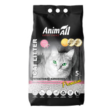 Наповнювач AnimAll Бентонітовий білий з ароматом дитячої пудри 5л