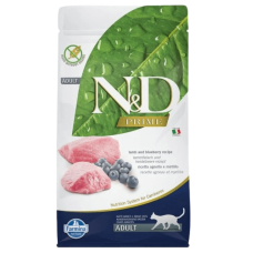 Сухий беззерновий корм ( Фарміна ) Farmina N&D Grain Free Prime Lamb and Blueberry Adult для дорослих котів з ягням і чорницею 300 г
