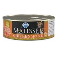 Вологий корм ( Фарміна ) Farmina Matisse Cat Mousse Chicken для дорослих котів з куркою 85 г 