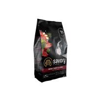 Сухой корм SAVORY с ягненком и индейкой для взрослых собак малых пород, 3 кг
