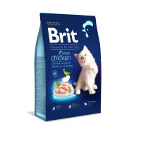 Сухой корм Brit Premium by Nature Cat Kitten для котят от 1 до 12 месяцев с курицей 8 кг