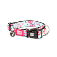 Нашийник для собак Max & Molly Smart ID Collar Cherry Bloom з принтом Вишневе цвітіння, M