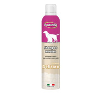 Шампунь-мус для собак та кішок для делікатного очищення Inodorina Shampoo Mousse Delicato 300 мл