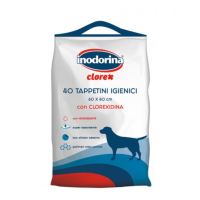 Пелюшки з хлоргексидином Inodorina Clorex Tappetini 60х90 см 40 шт