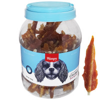 Ласощі для собак Wanpy Chicken Insert Rawhide філе курки рулет 1 кг
