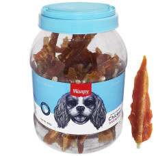 Ласощі для собак Wanpy Chicken Insert Rawhide філе курки рулет 1 кг