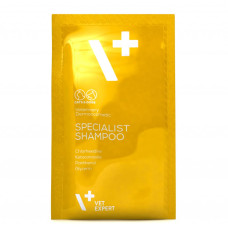 Антибактеріальний протигрибковий шампунь для котів і собак Vet Expert Specialist Shampoo саше 20×15 мл