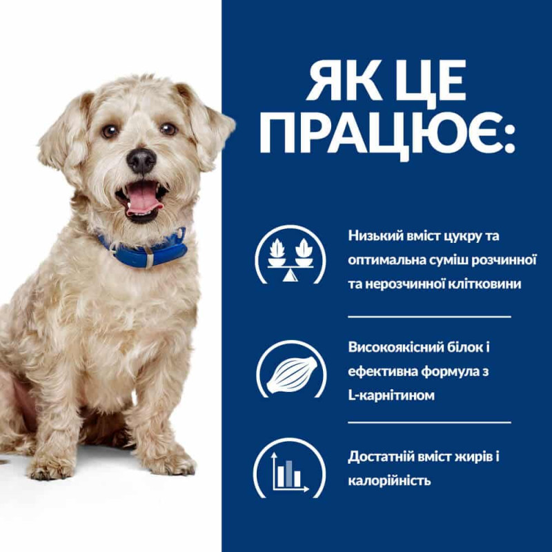 Сухий корм Hill's Prescription Diet w/d для собак з куркою, підтримка при цукровому діабеті, 10 кг