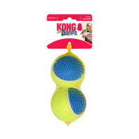 Іграшка для собак KONG SqueakAir Ultra Balls (тенісні м’ячі з пискавкою, набір 2 шт.), розмір L